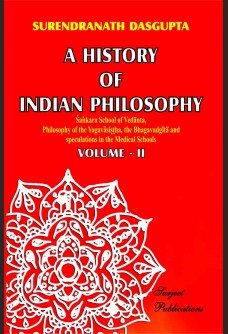 A HISTORY OF INDIAN PHILOSOPHY VOL-2
